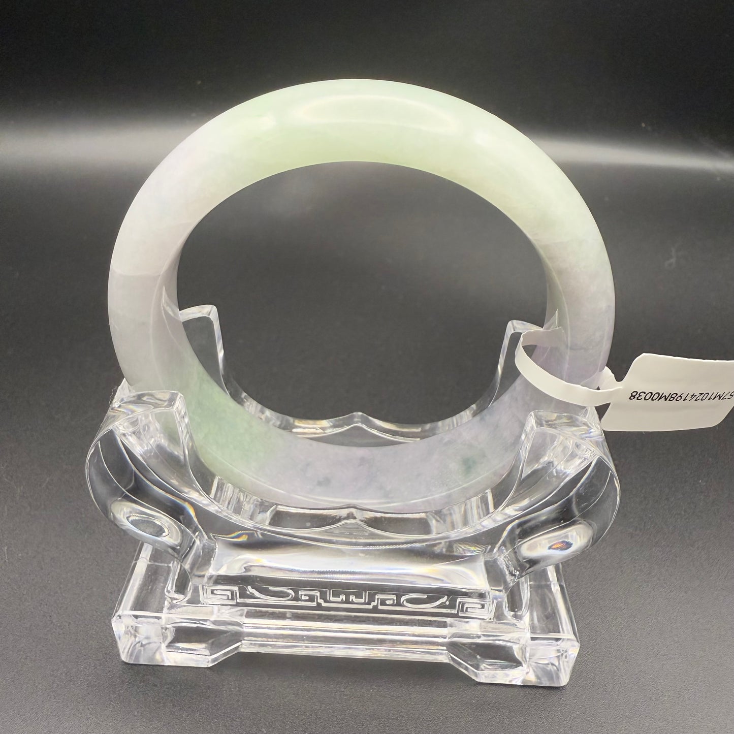 38. Green and purple icy like Jade bangle