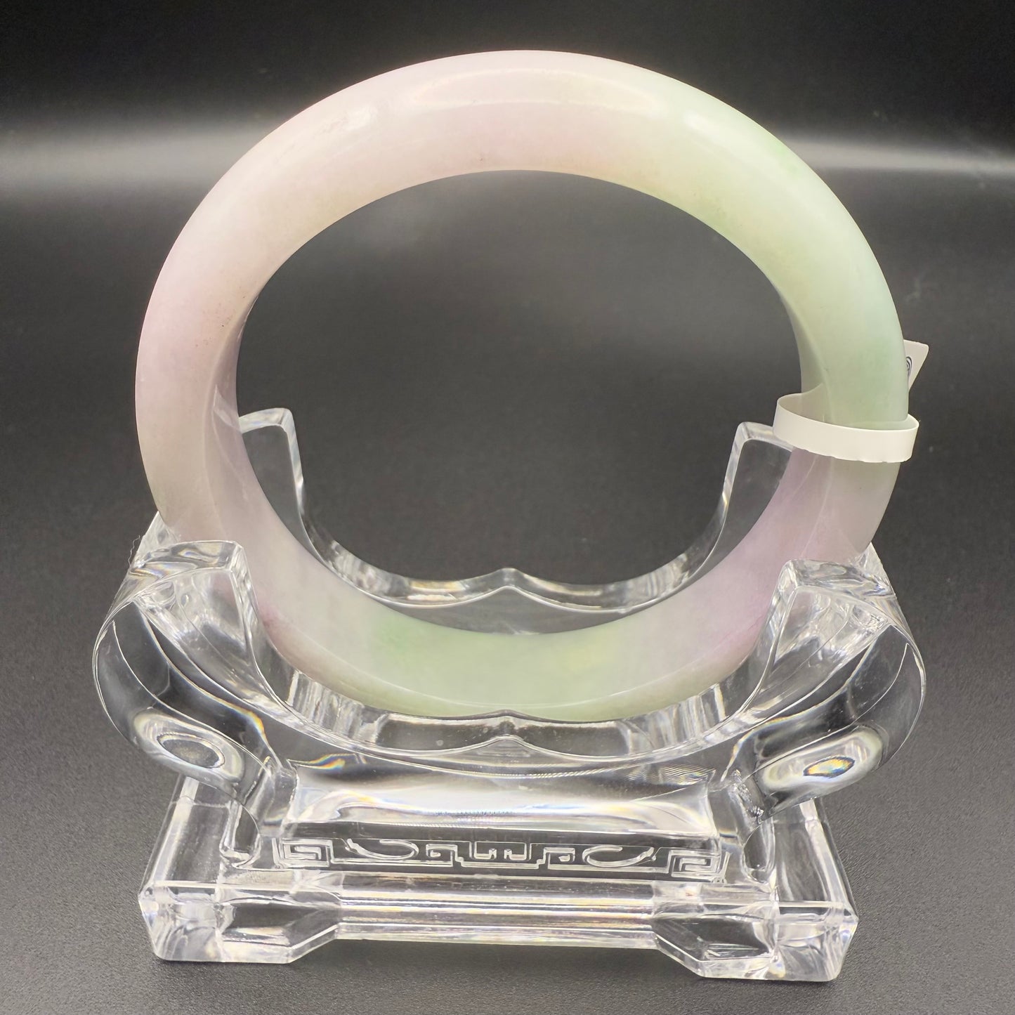 40. Light Green and light purple Jade Bangles