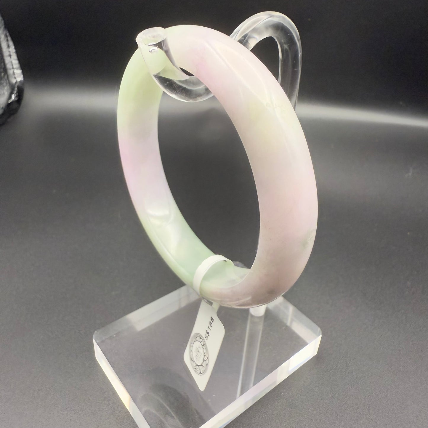 40. Light Green and light purple Jade Bangles
