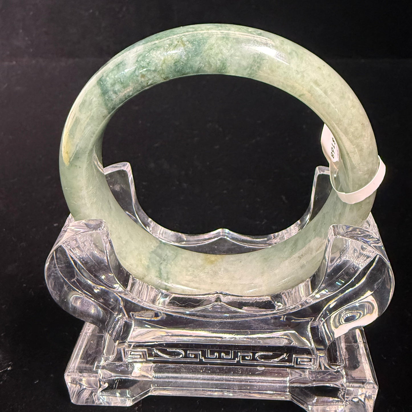 63. Green with green jade bangles