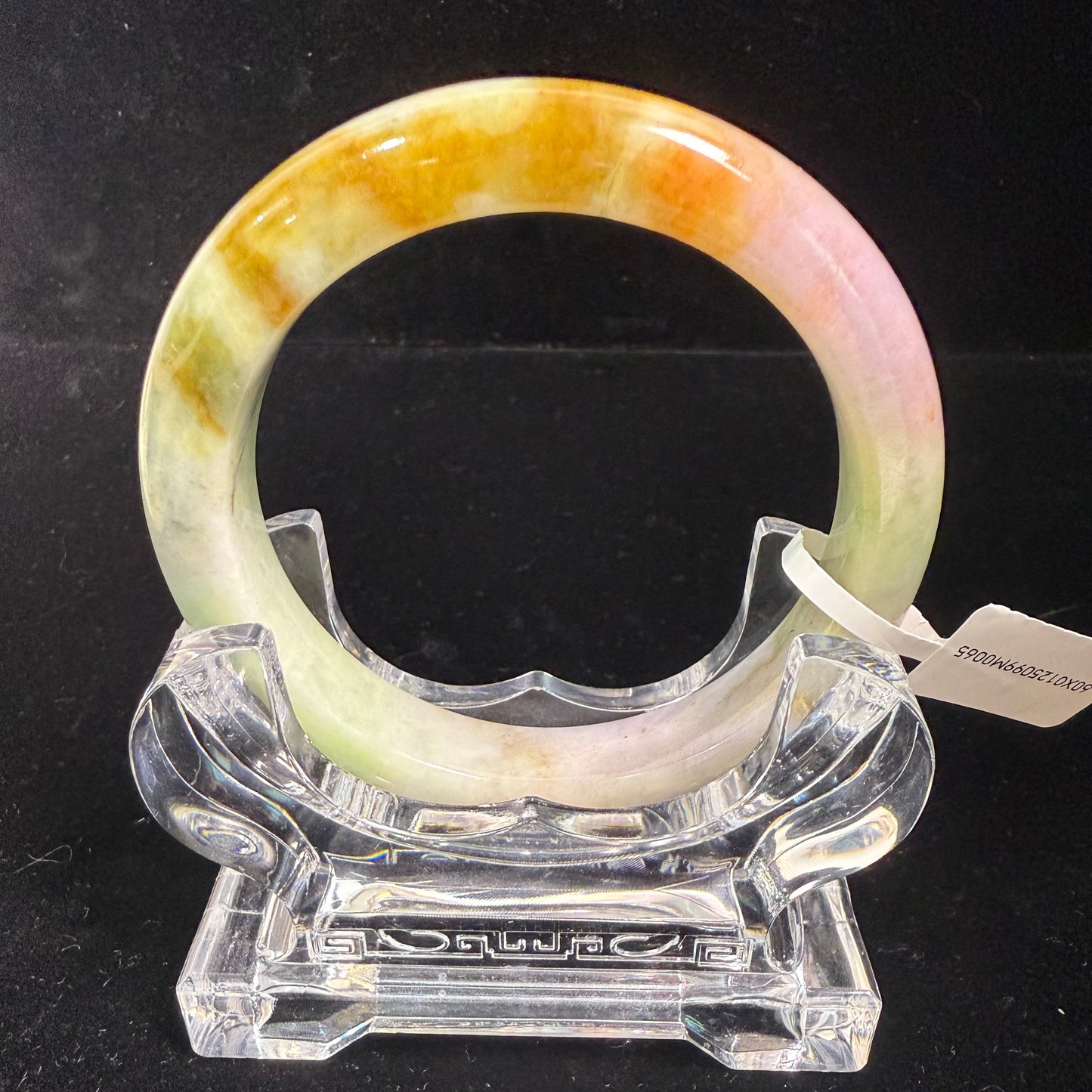 65. Multiple color Jade bangles
