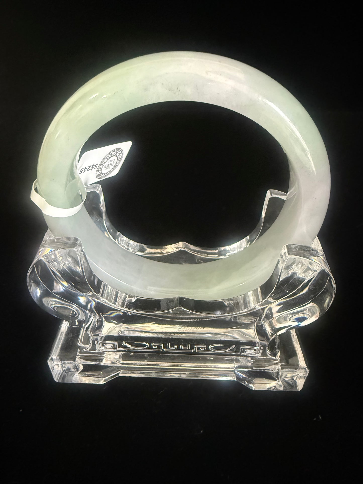 76. Gentle Green tone Jade bangle