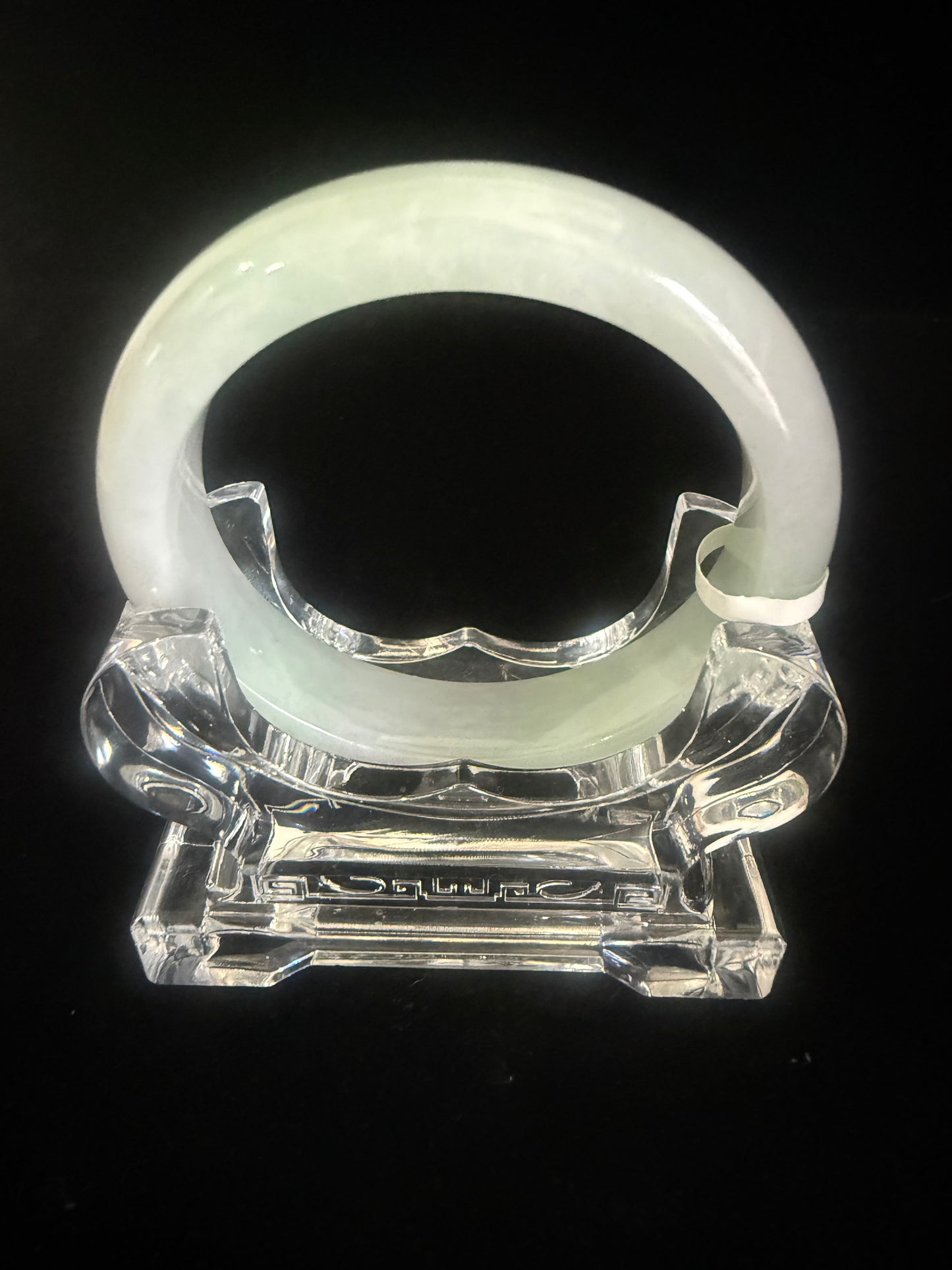 76. Gentle Green tone Jade bangle