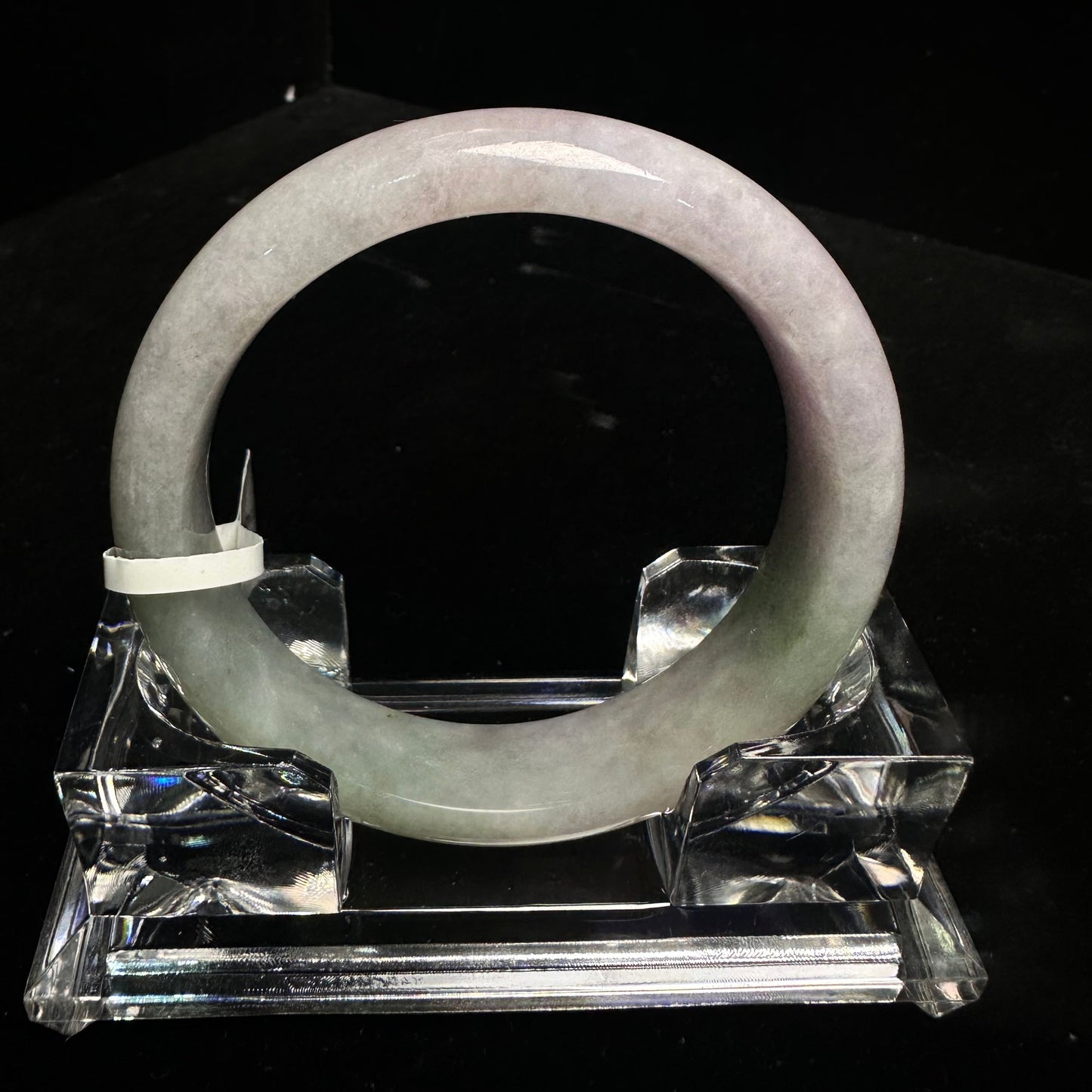 15. Lavender and Green Jade Bangle