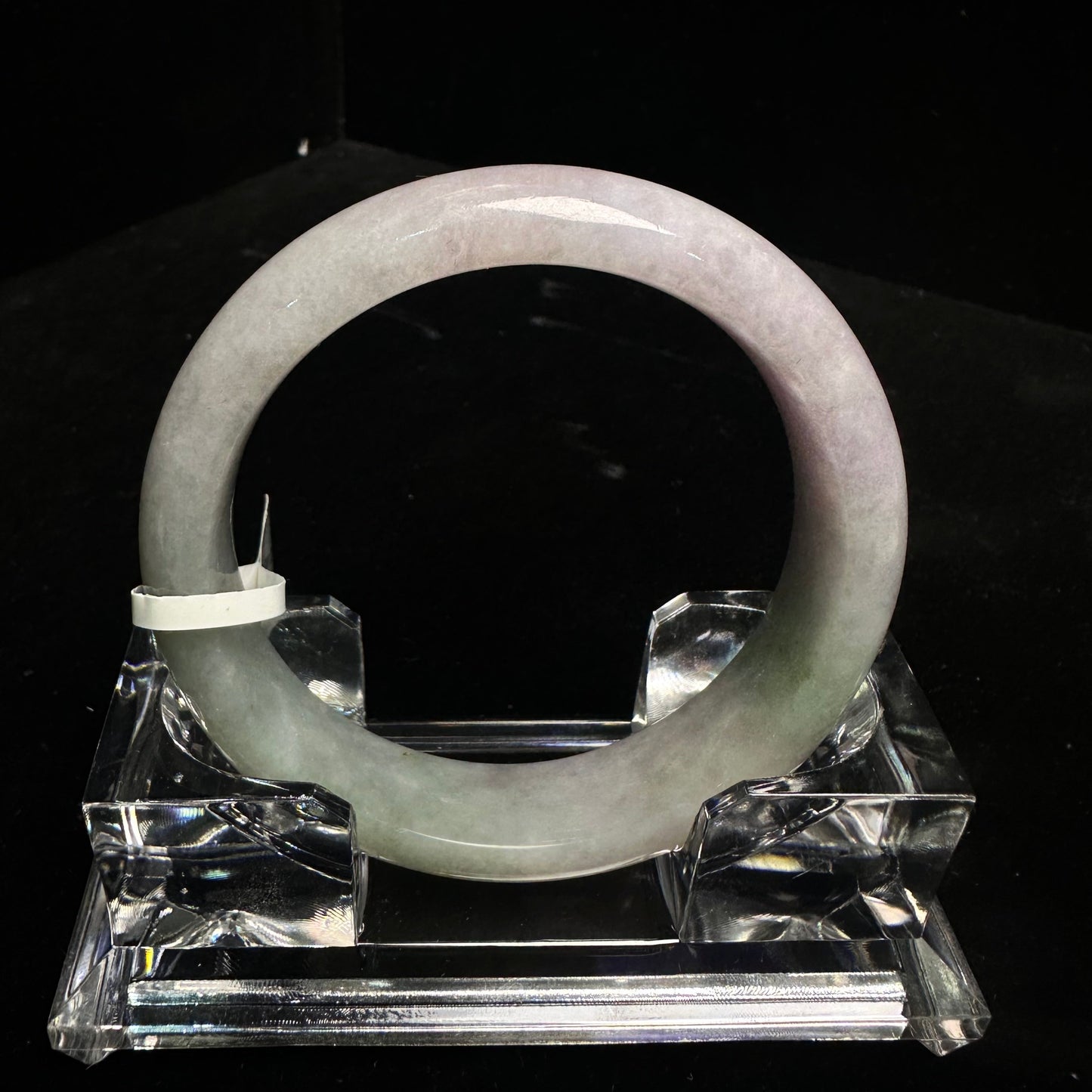 15. Lavender and Green Jade Bangle