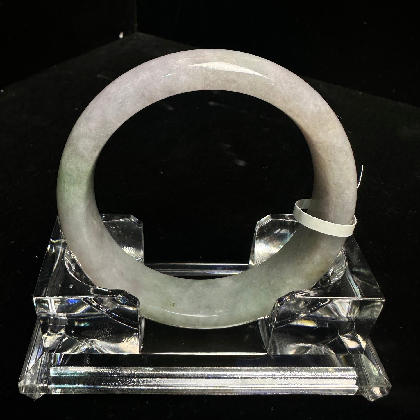 15. Lavender and Green Jade Bangle