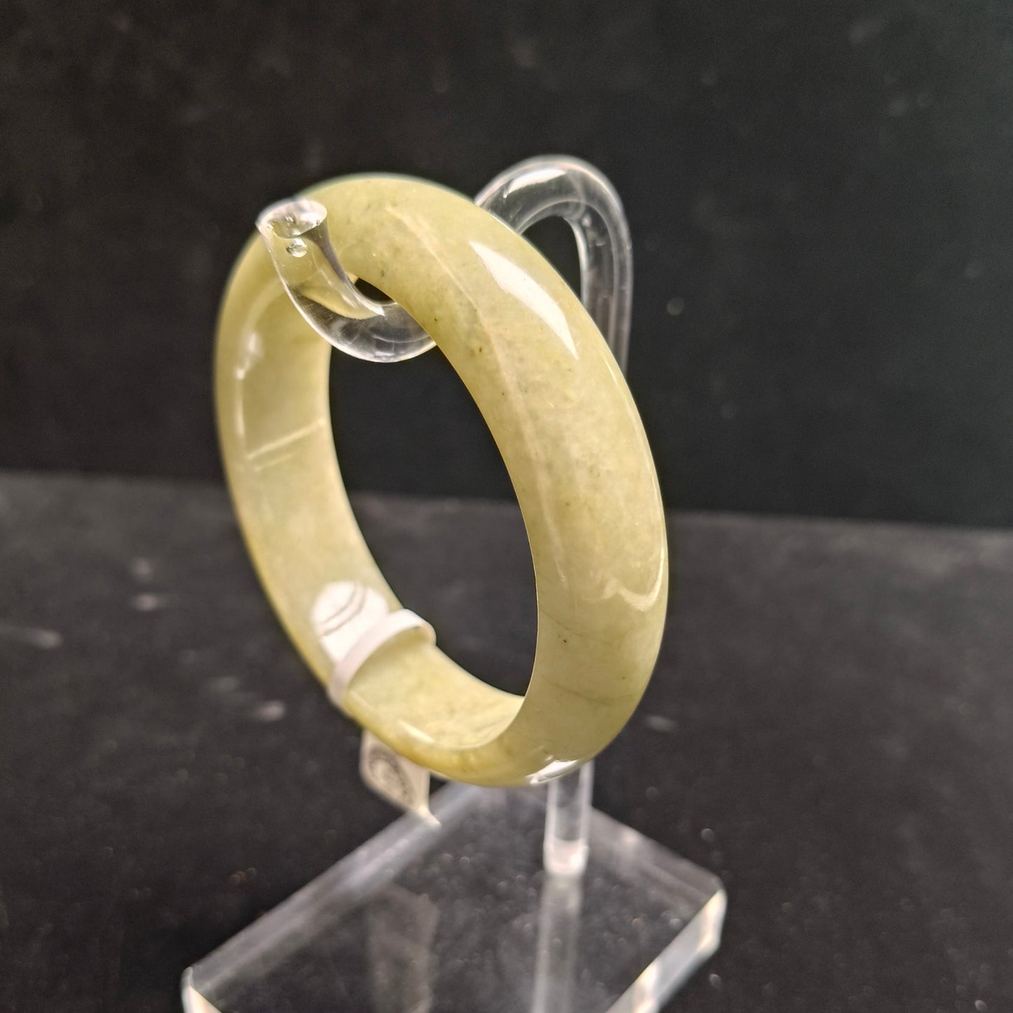 24. Yellowish-Green Jade Bangle