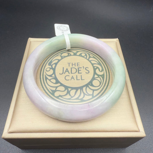 40. Light Green and light purple Jade Bangles