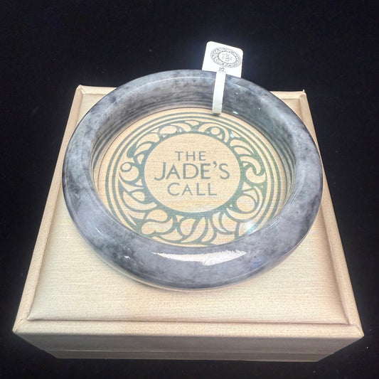 52. Grey Black jade bangles