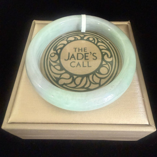 76. Gentle Green tone Jade bangle