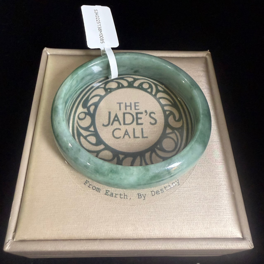 85. Oval Jade bangle