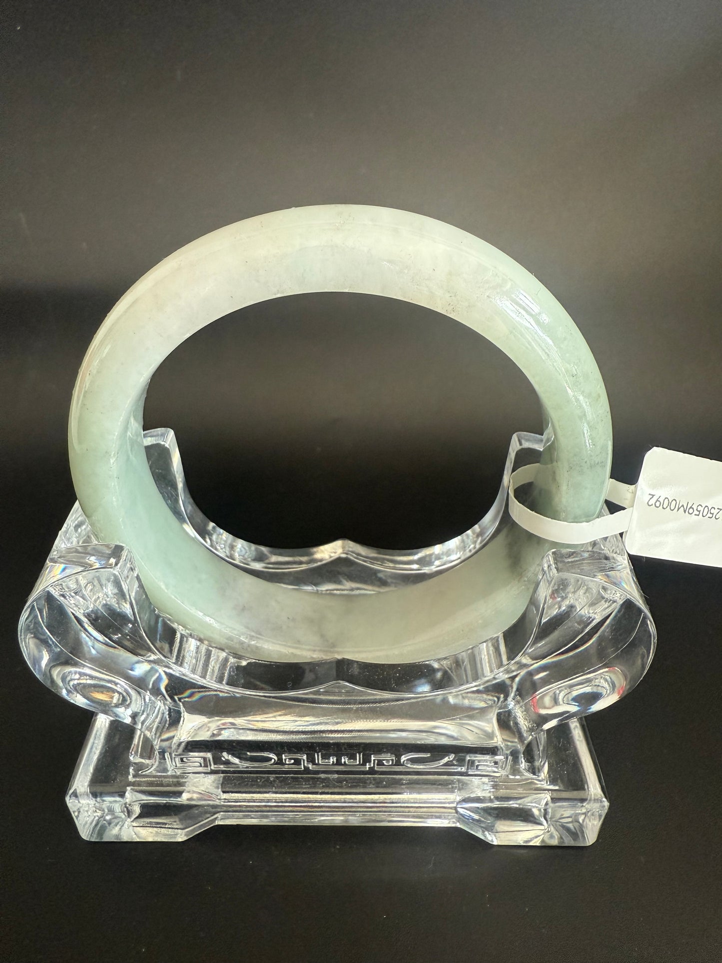 92. Light green Jade bangle
