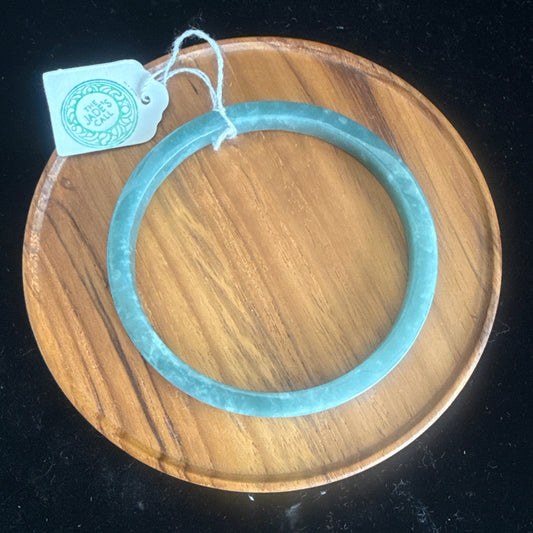 803. Guatemala Type A thin square jadeite bangle