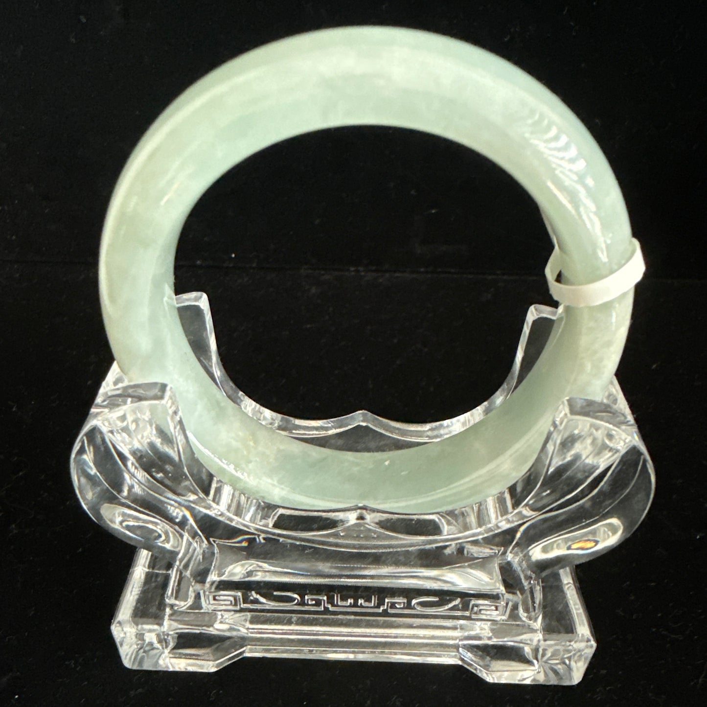 107. Lovely green blue hues Jade bangle