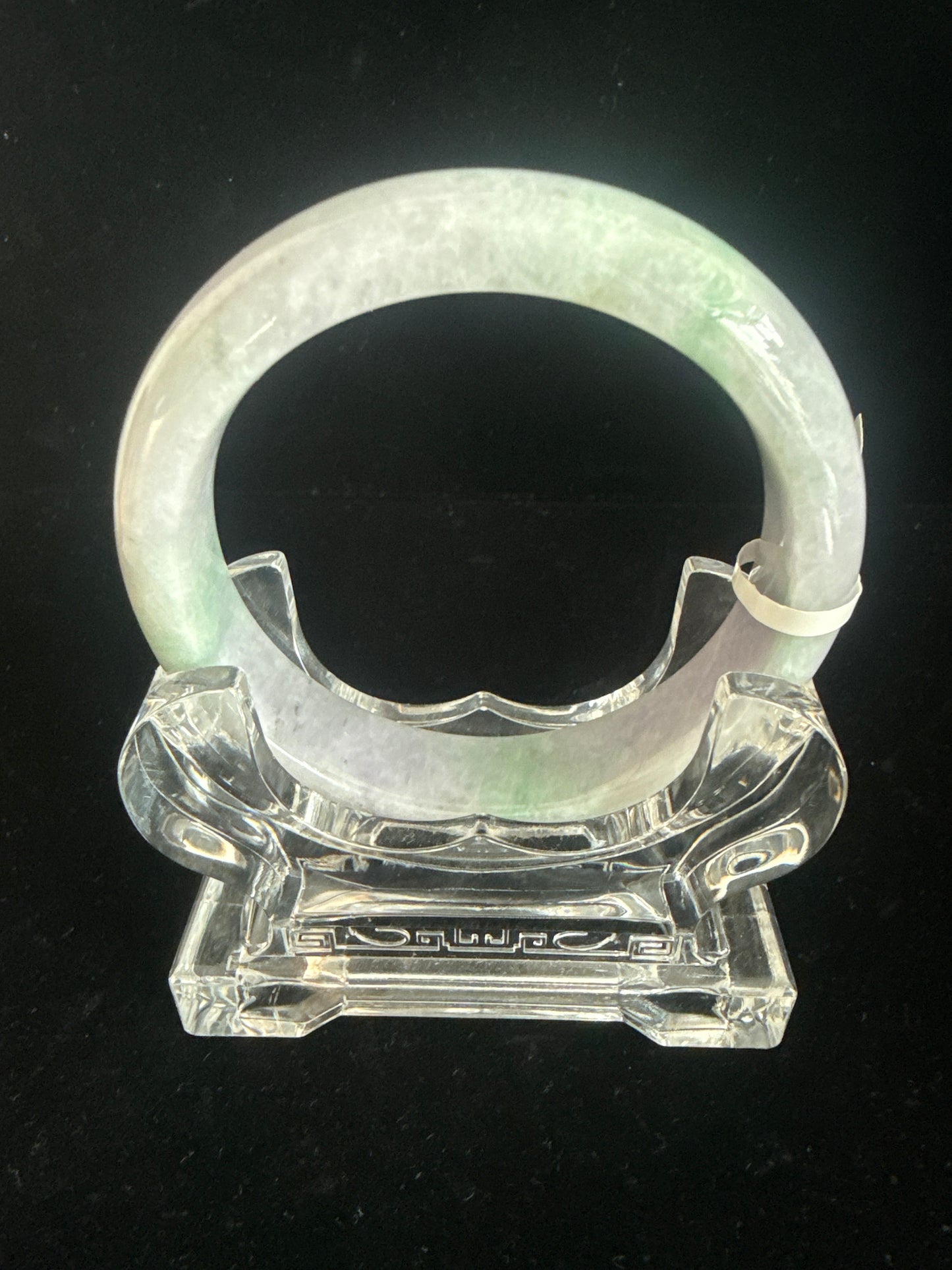 194. Lavender & Green blend Jade Bangle