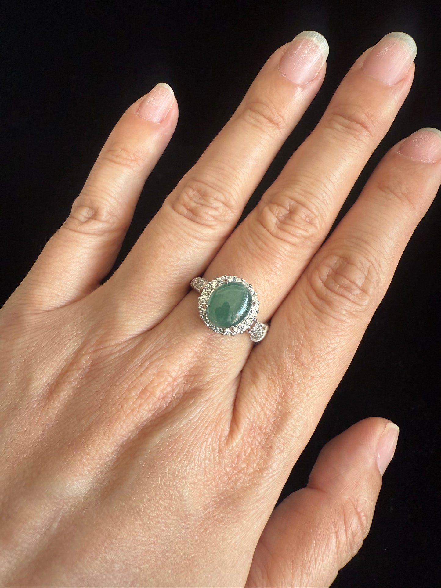 R501. Jadeite Ring