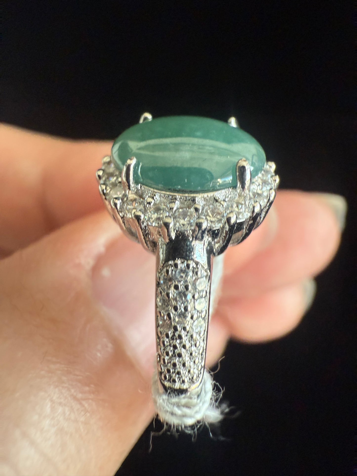 R501. Jadeite Ring