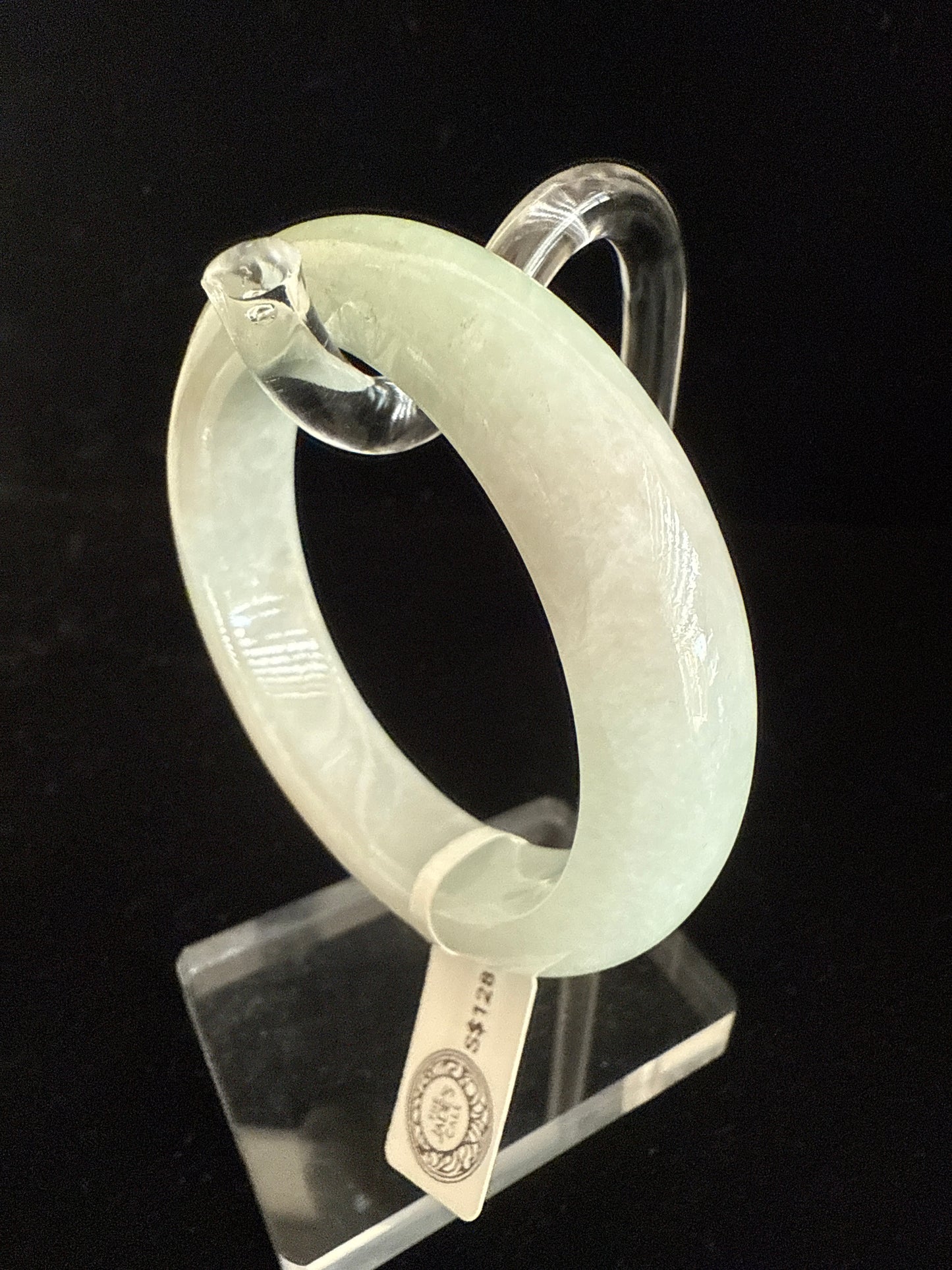 111. Light green Jade bangle