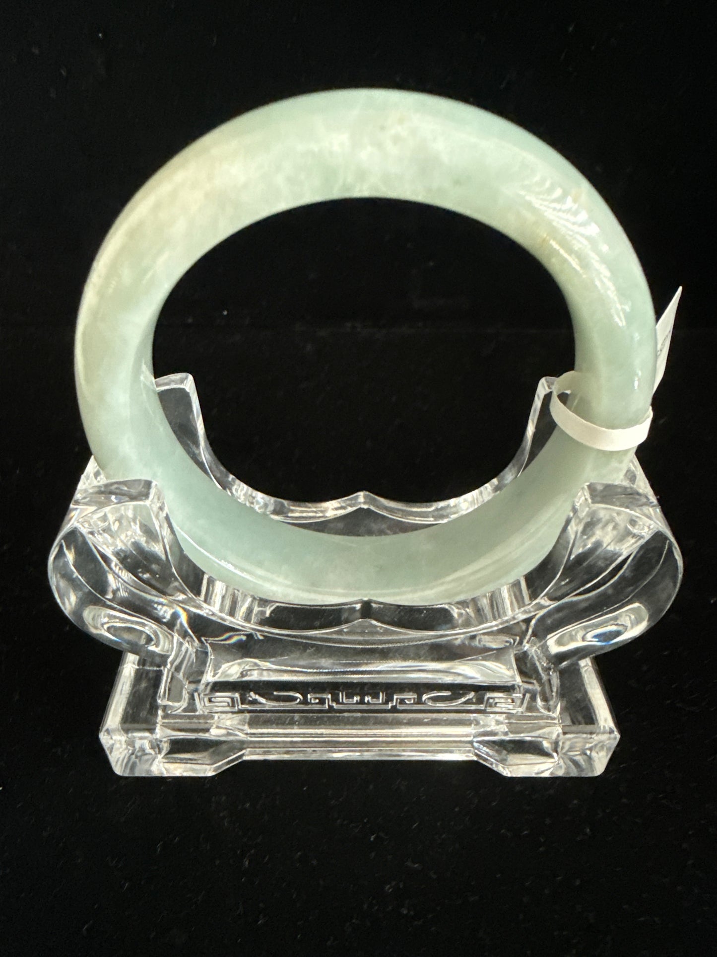 107. Lovely green blue hues Jade bangle