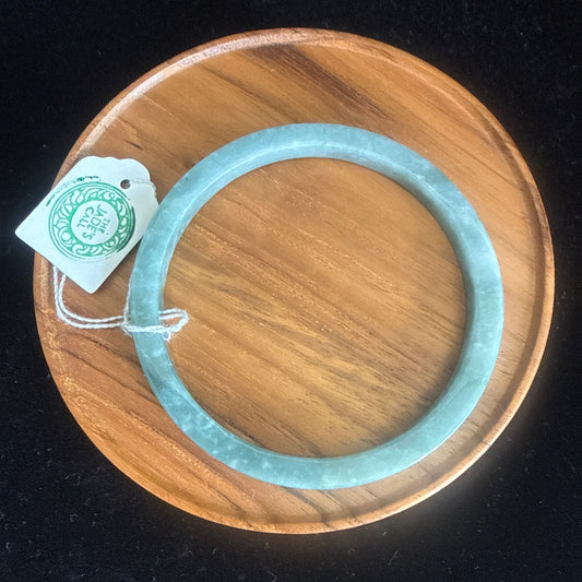 804. Guatemala Type A thin square jadeite bangle