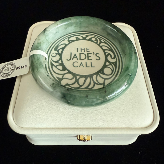 133. Lake green blend Jade bangle