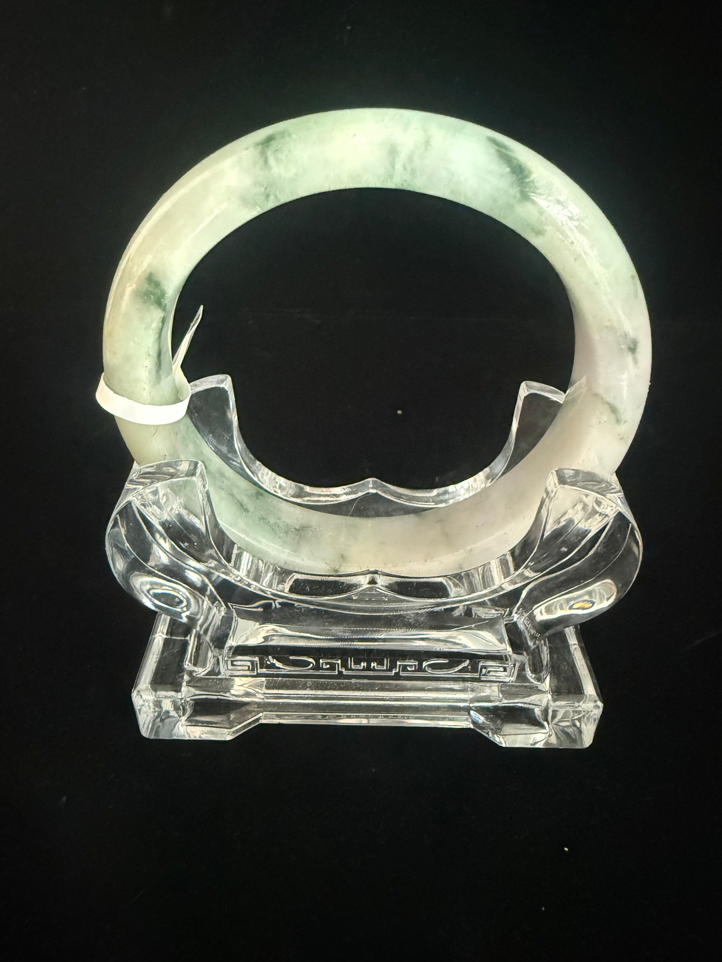 213. Floating flower Jade Bangle