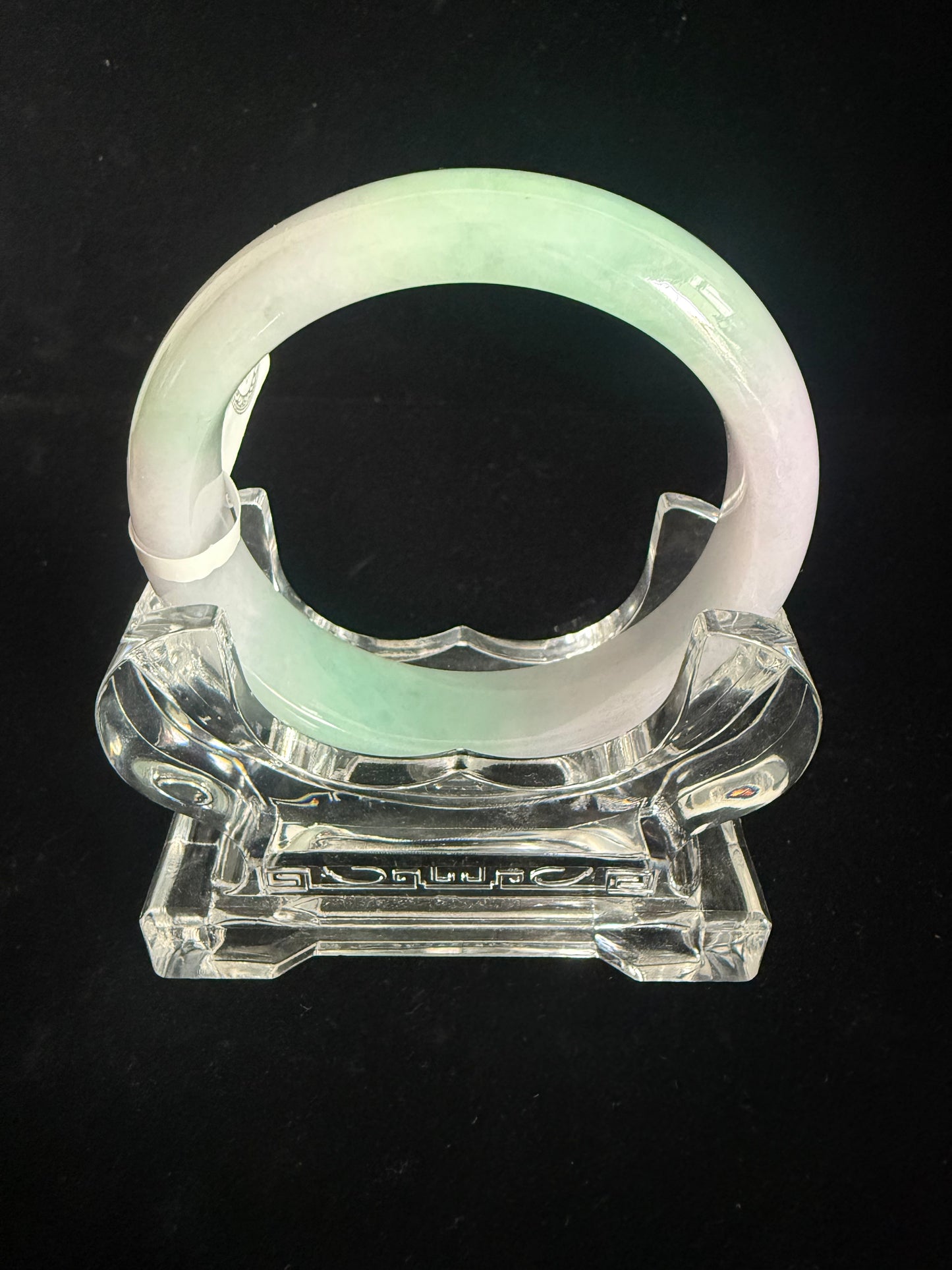 117. Mix lavender and green Jade Bangle