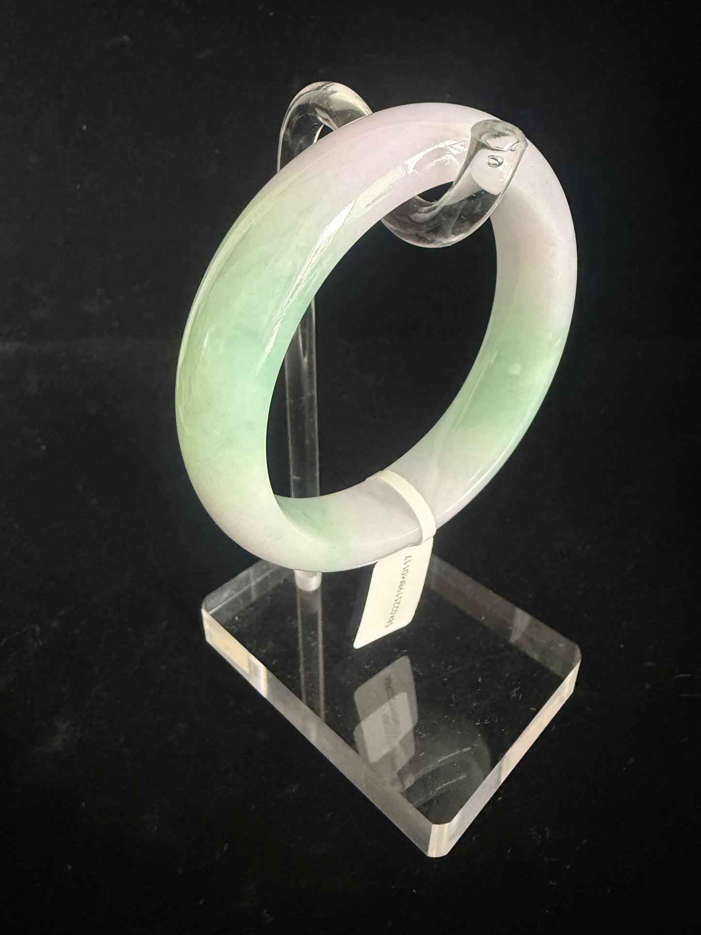 117. Mix lavender and green Jade Bangle