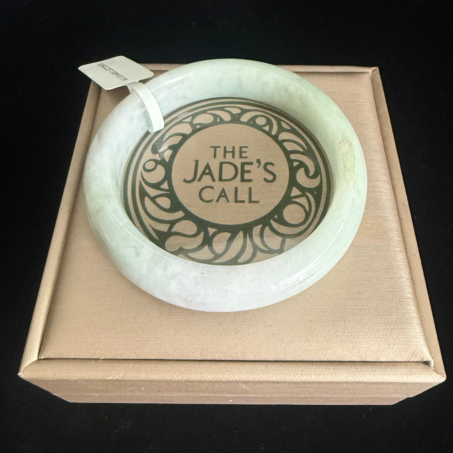 119. Light green youthful Jade Bangle