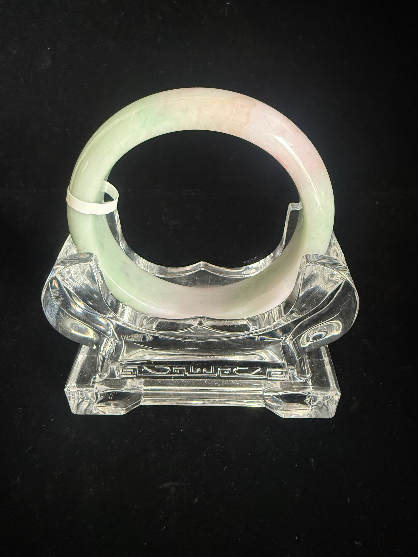 150. Blend of lavender and green Jade Bangle