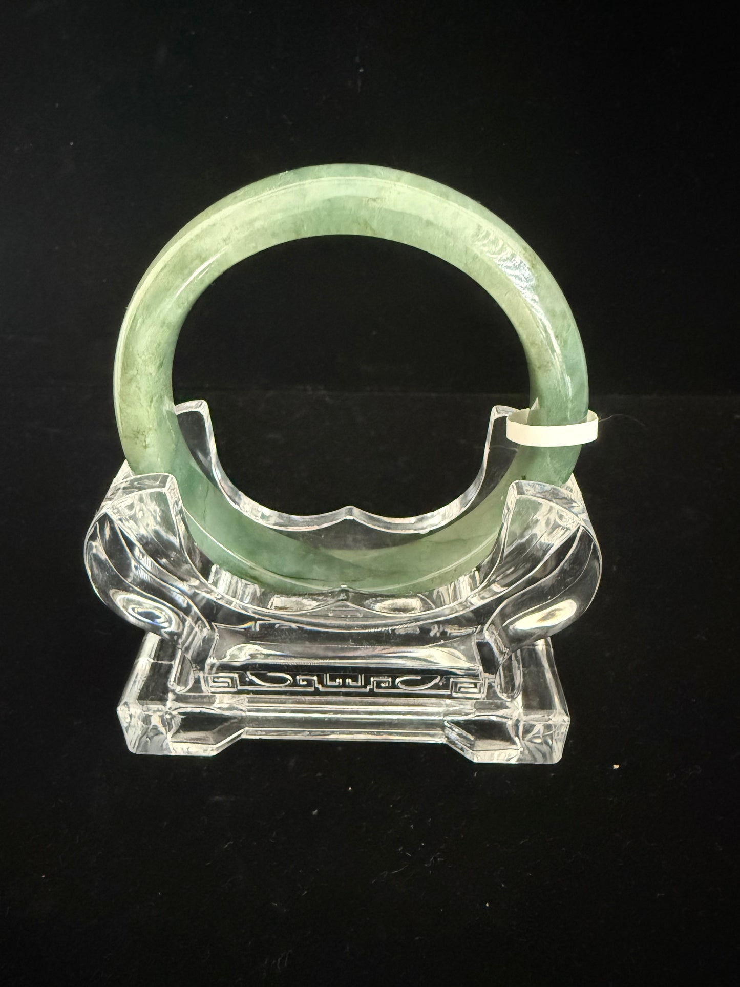 10. Lake green tones Jade Bangle