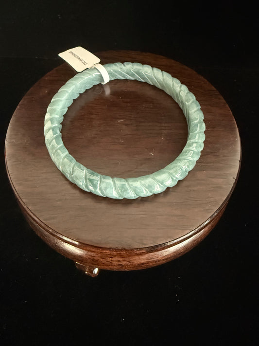 202. Guatemala Type A Jadeite bangle