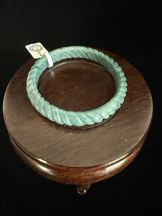 200. Guatemala type A jadeite bangle