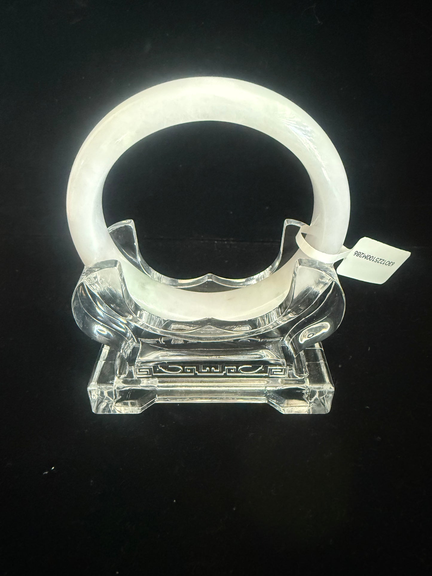 286. White Jade bangle