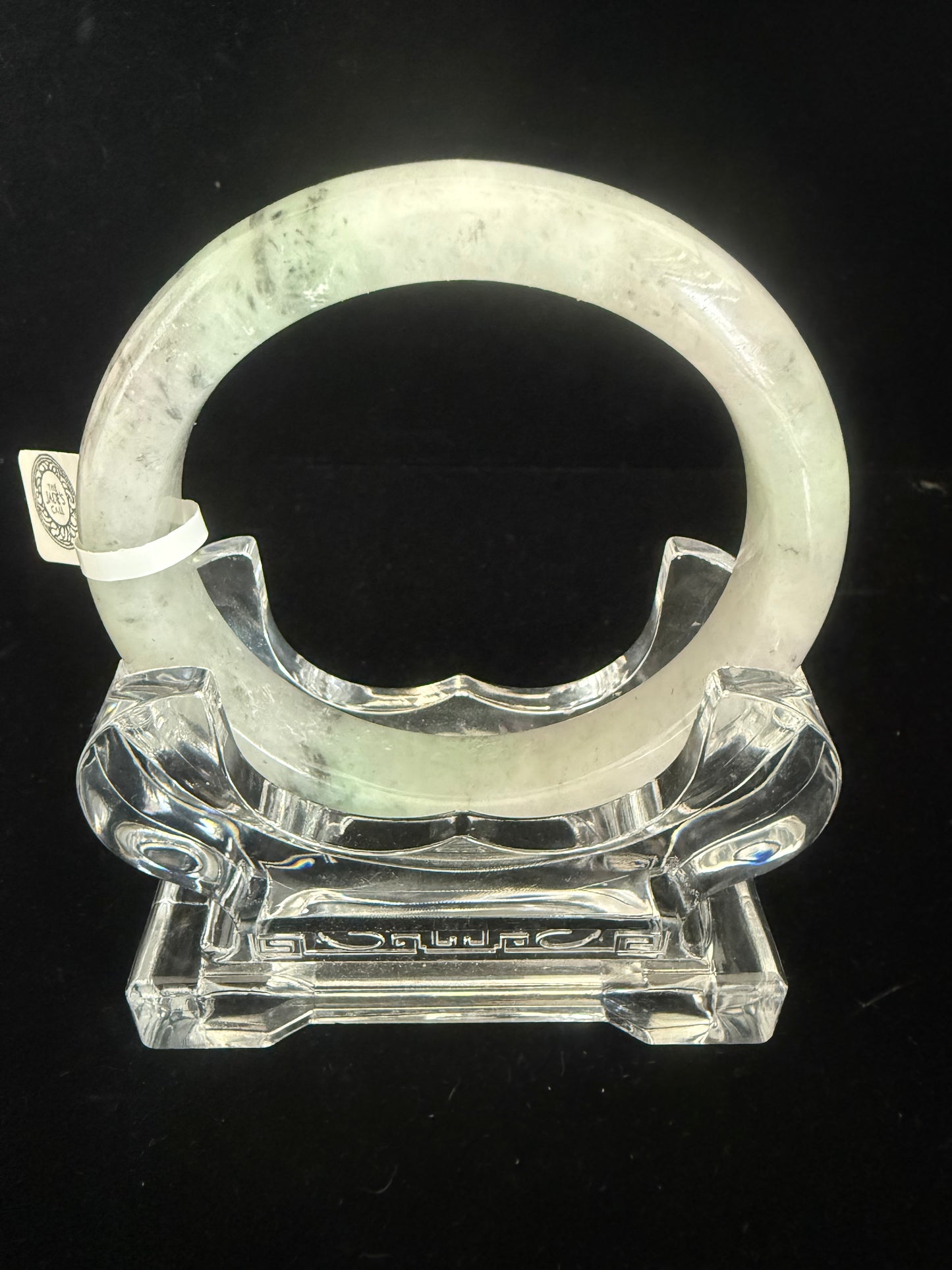 255. Mix of lavender green and black Jade bangle