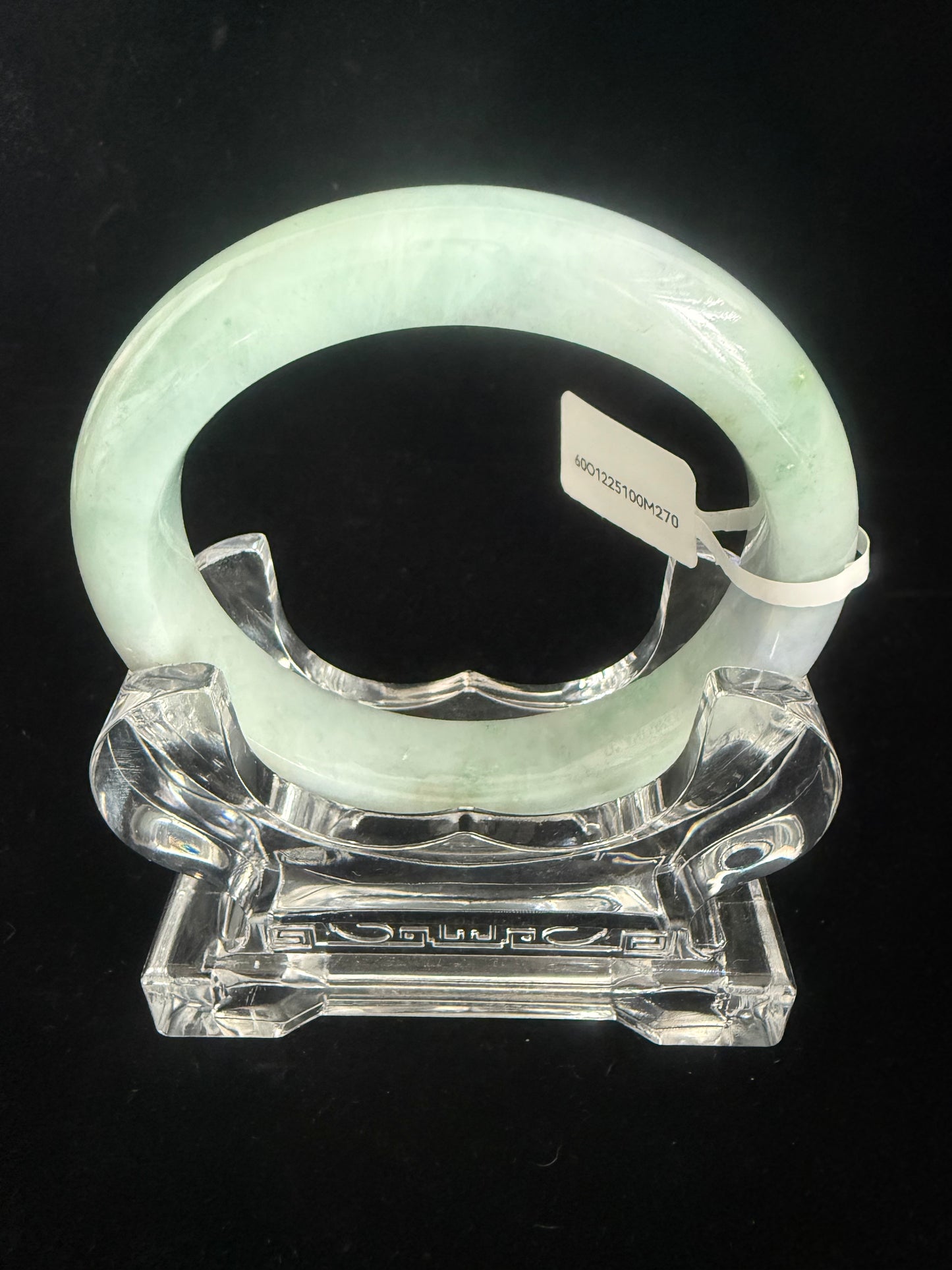 270. Blend of green Jade bangle