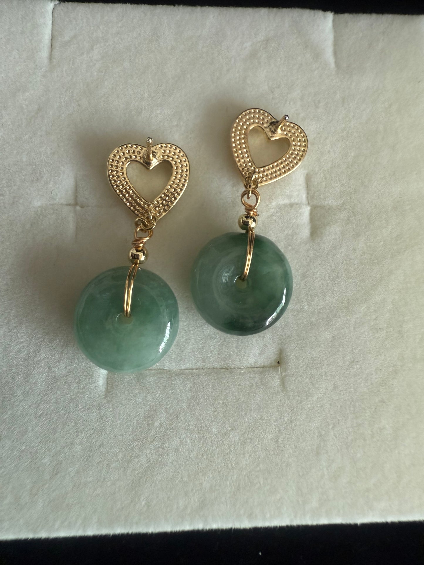E336.  Safety button Earring