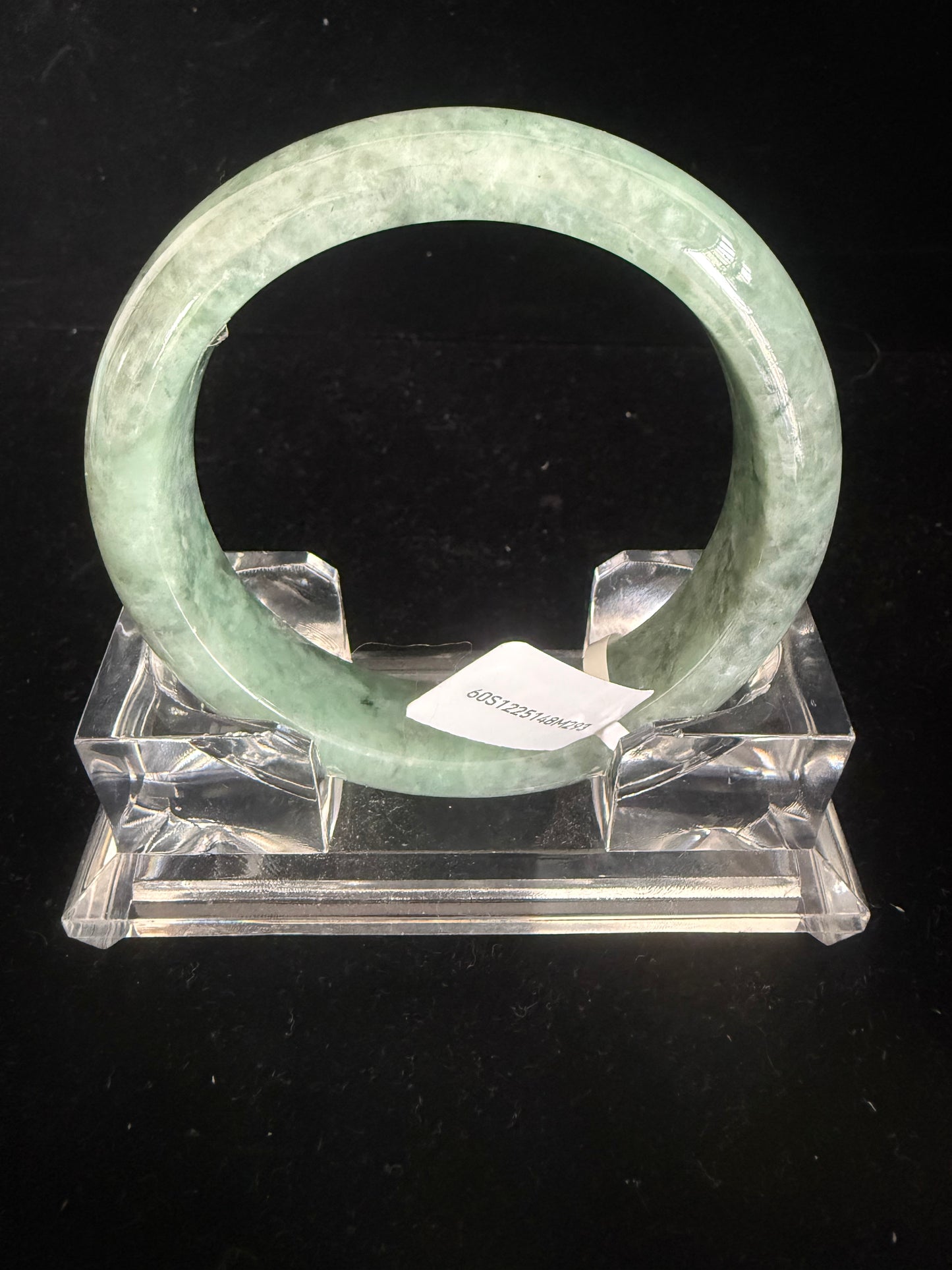 293. Matured green Jade bangle