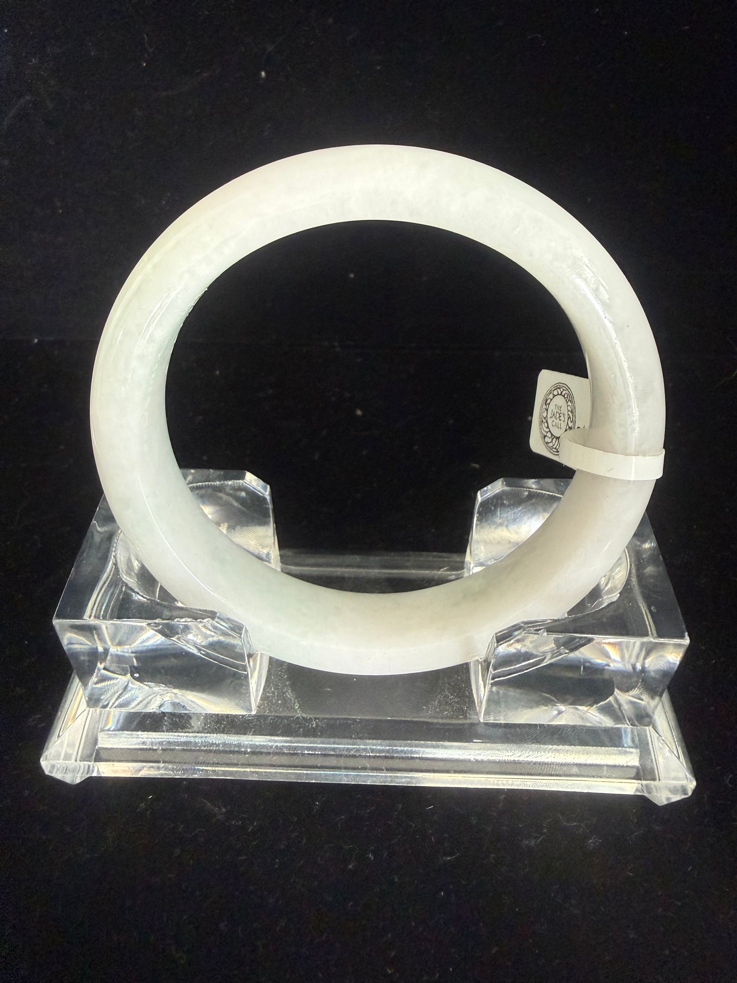 266. White moonlight Jade bangle