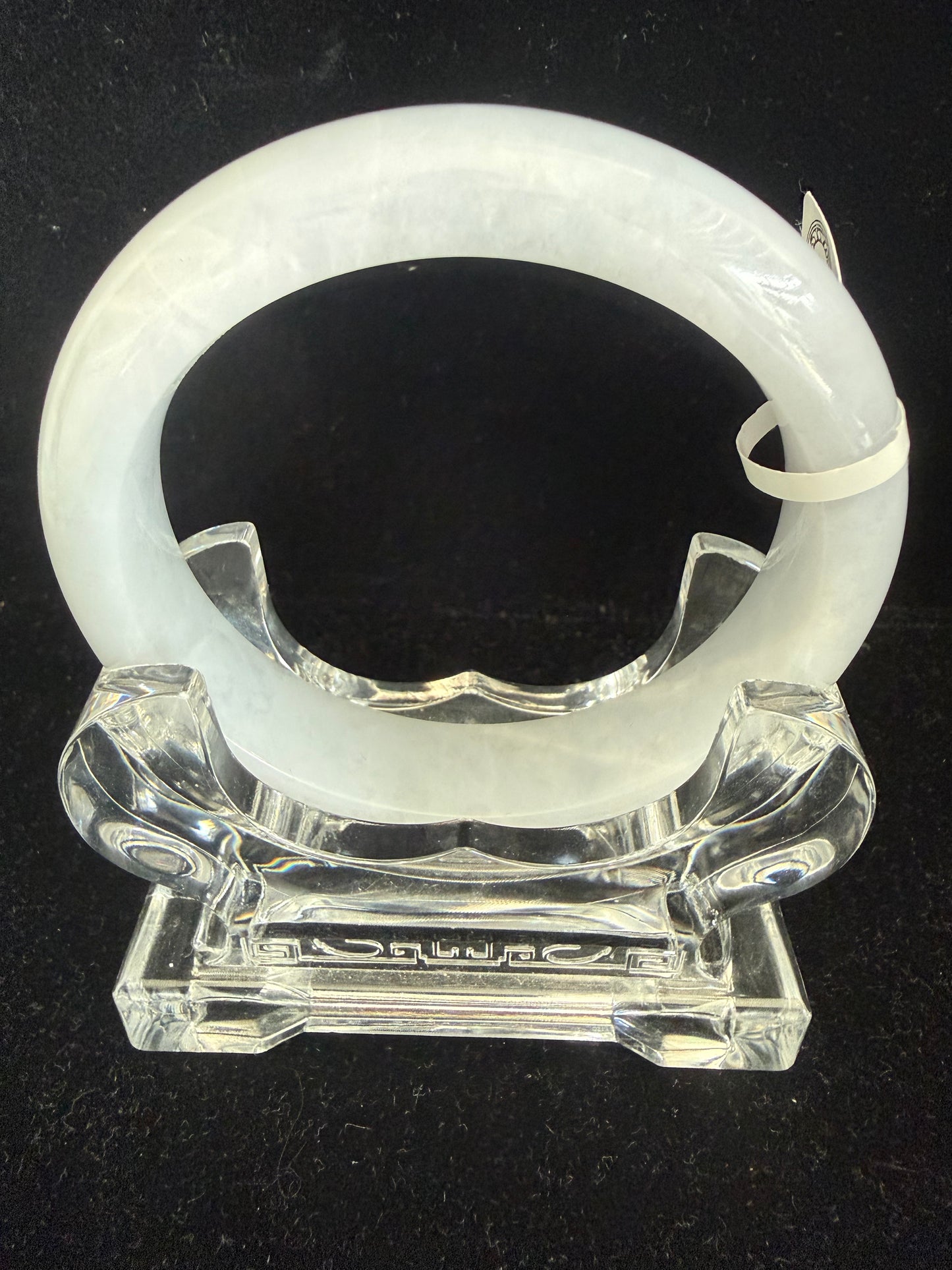 370. Light lavender Jade bangle