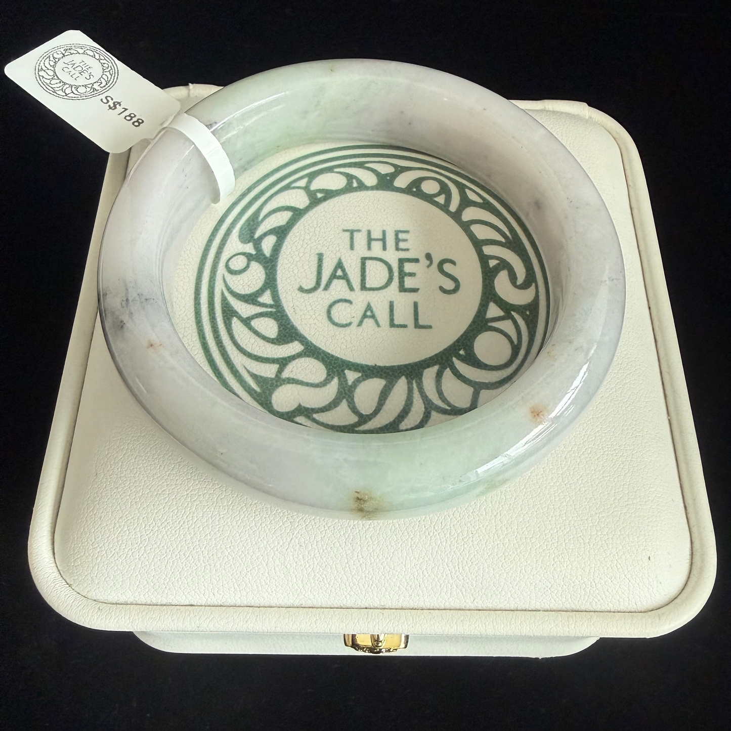 221. Milky Jade bangle