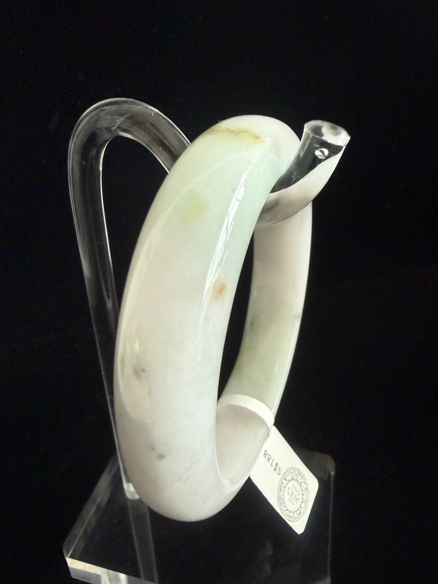221. Milky Jade bangle