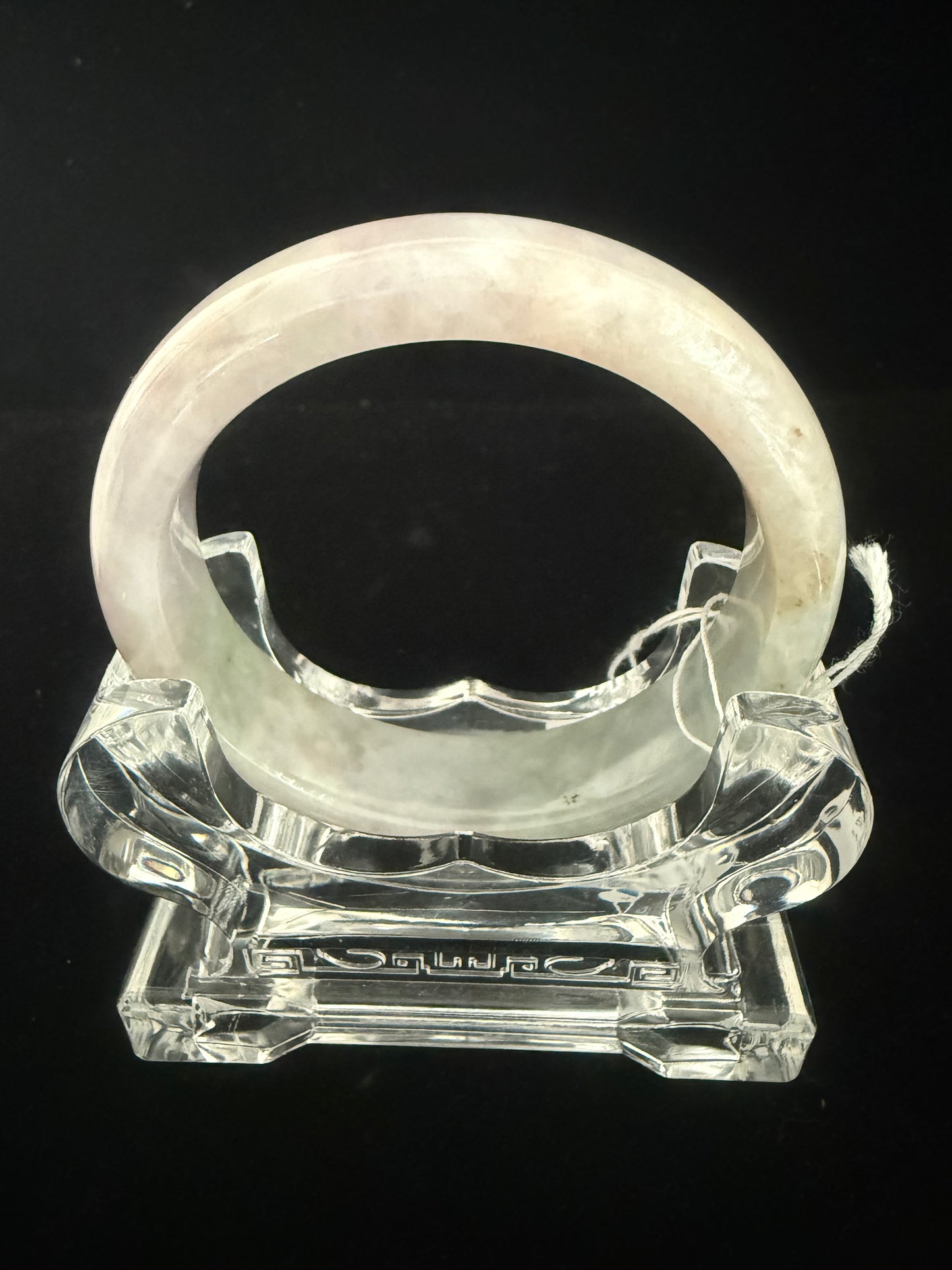 15. Lavender and Green Jade Bangle