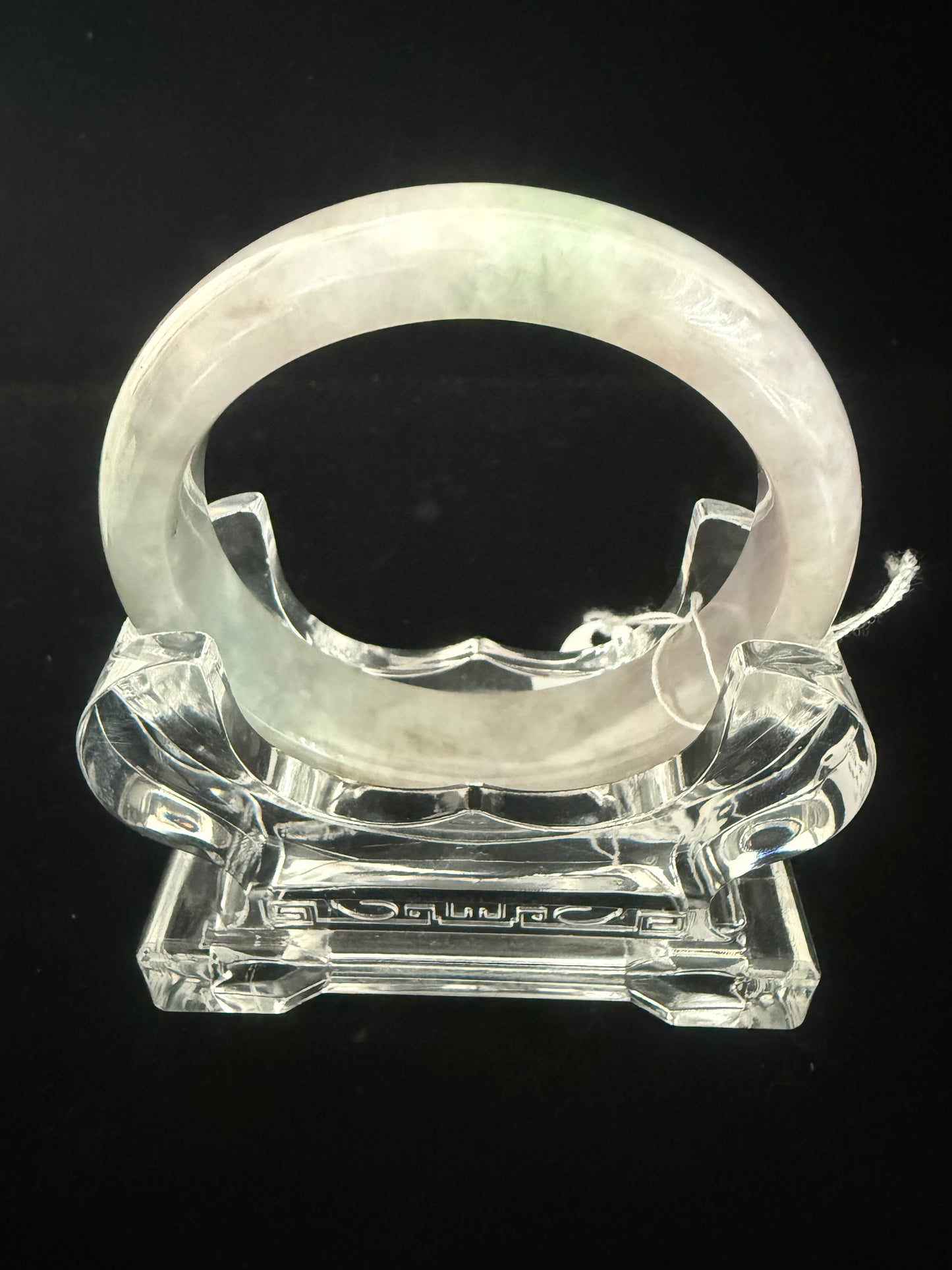 15. Lavender and Green Jade Bangle