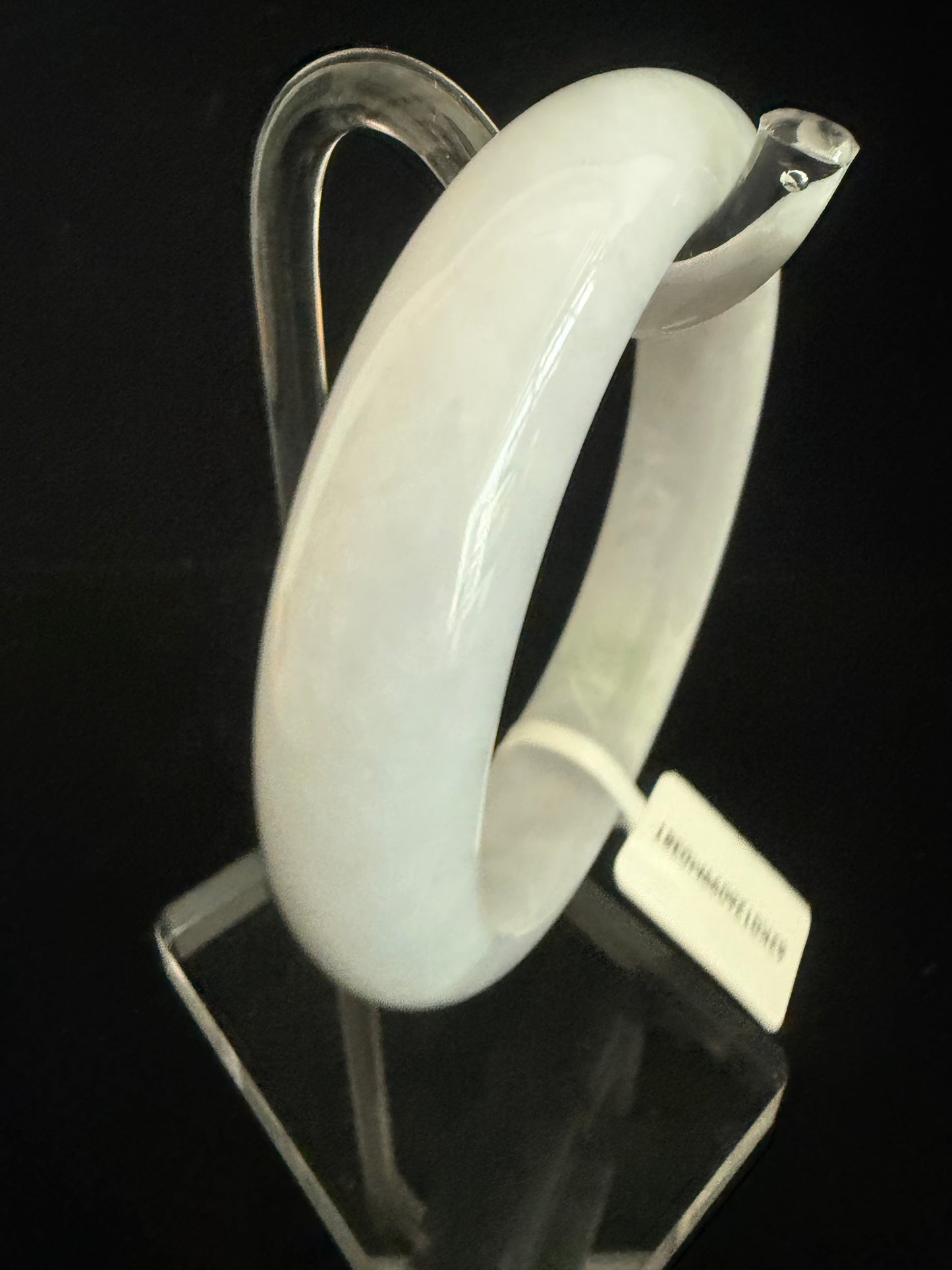 381.  Pale lavender Jade bangle
