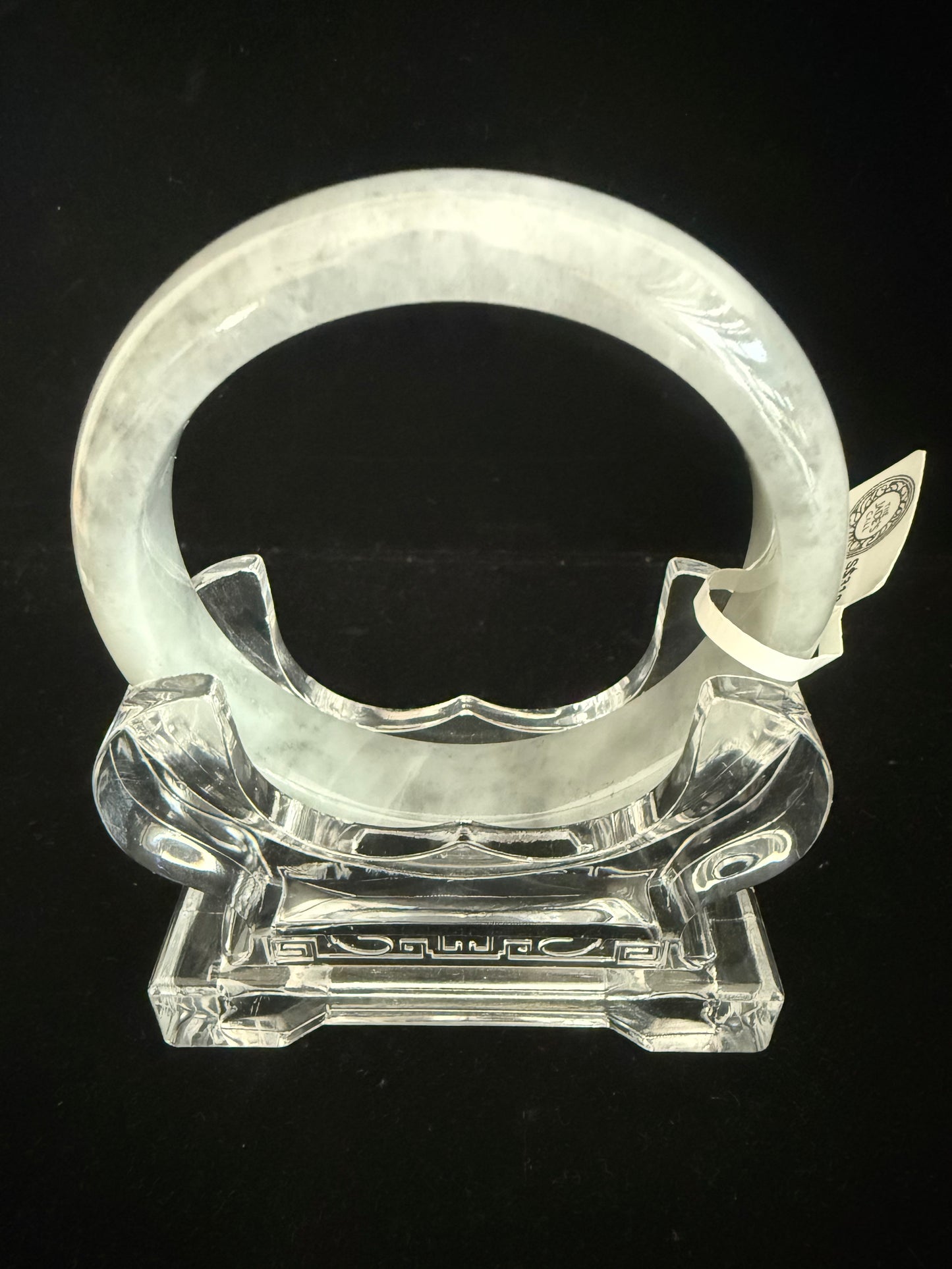 374. Beautiful grey tone Jade bangle