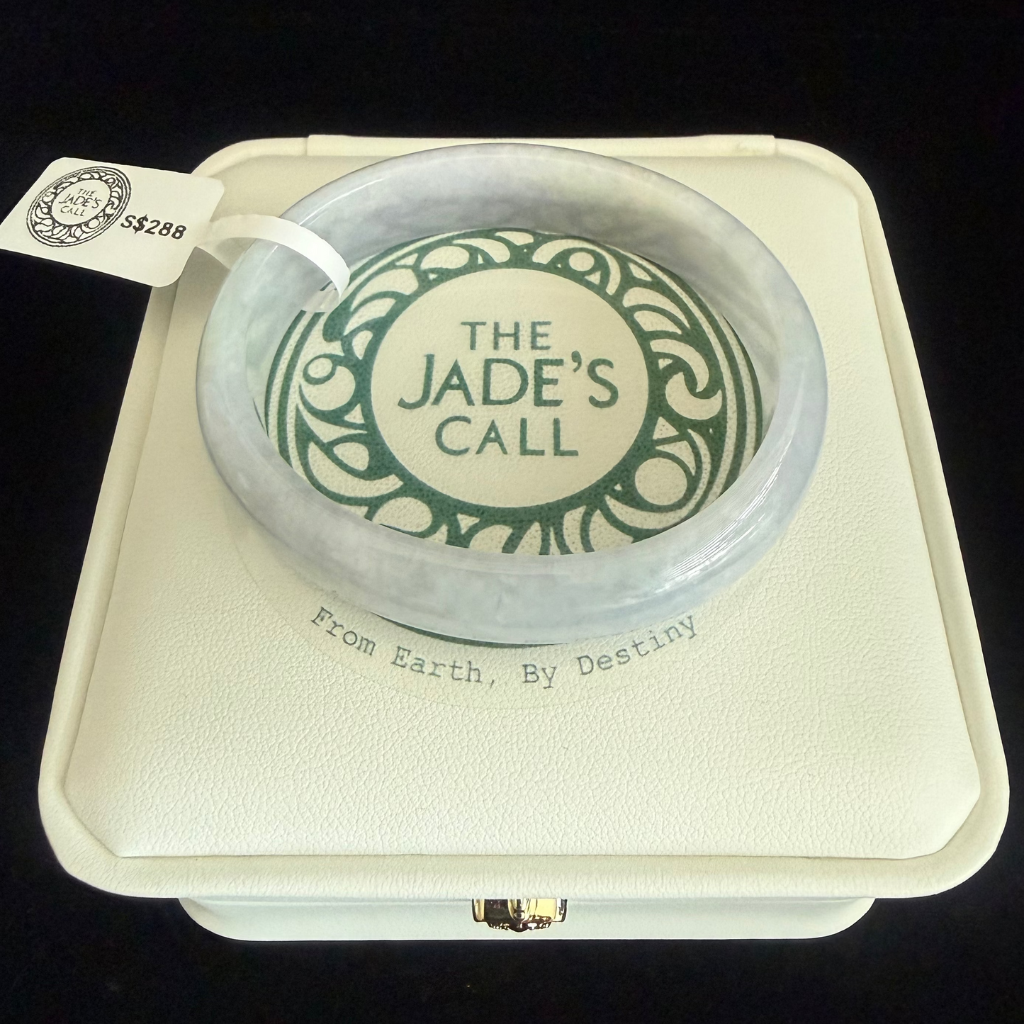 351. Lavender Jadeite Consort Bangle (Oval) jade bangle
