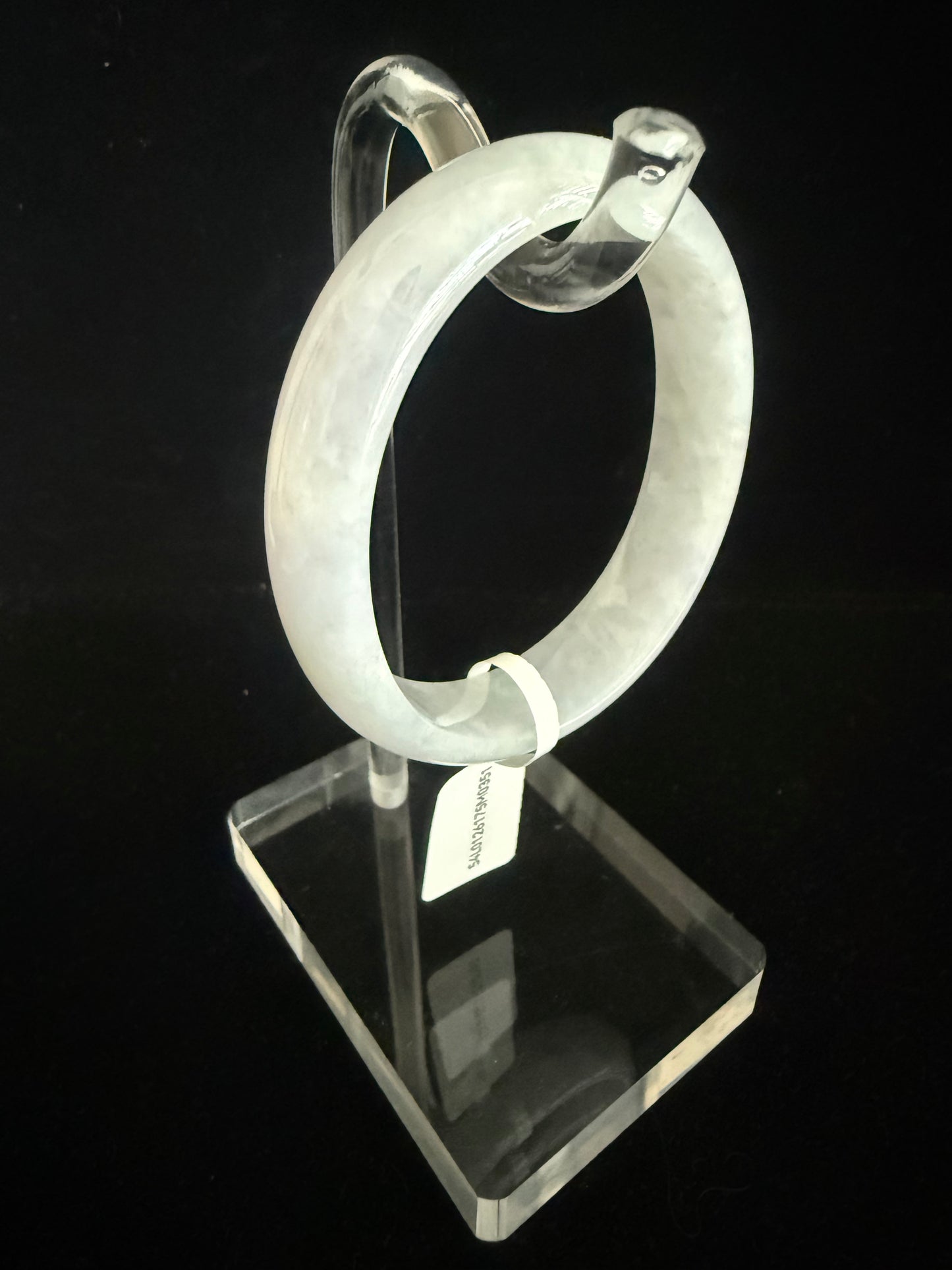 351. Lavender Jadeite Consort Bangle (Oval) jade bangle