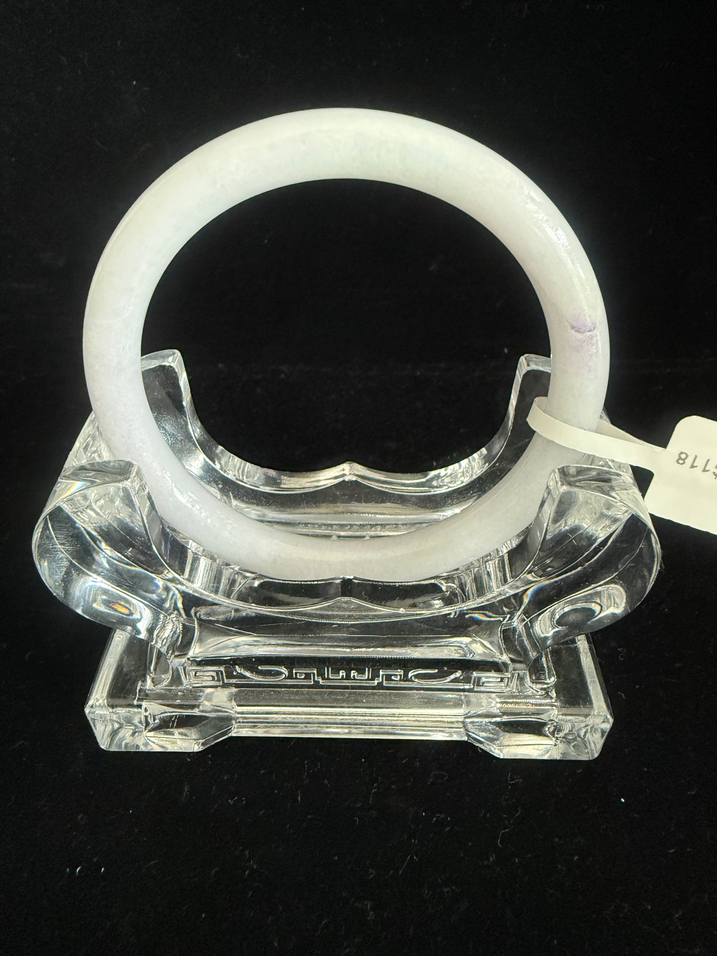 291. Thin light lavender Jade bangle
