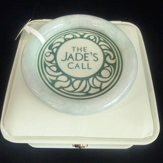 342. Traditional round luminous Jade bangle